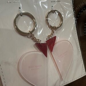Kate Spade Heart Keychain